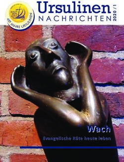 Ursulinen - WachWach Evangelische R&auml;te heute leben
