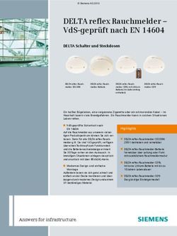 DELTA REFLEX RAUCHMELDER - VDS-GEPR&Uuml;FT NACH EN 14604