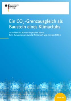 Ein CO 2-Grenzausgleich als Baustein eines Klimaclubs - Gutachten des Wissenschaftlichen Beirats beim Bundesministerium für Wirtschaft und Energie ...