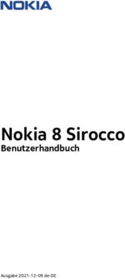 Nokia 8 Sirocco Benutzerhandbuch - Nokia Corporation