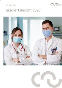 Geschäftsbericht 2020 - Asana Spital Menziken AG