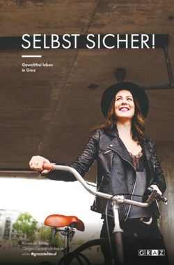 SELBST SICHER! Gewaltfrei leben in Graz - Alles zum Thema "Gegen Gewalt an Frauen" unter #grazstehtauf - Stadt Graz