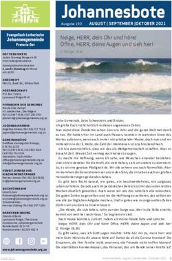 Johannesbote - Evangelisch-lutherische Johannesgemeinde ...