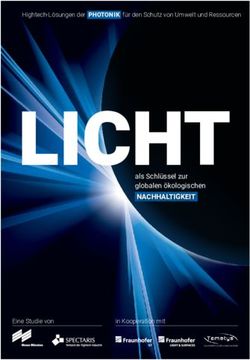 NACHHALTIGKEIT als Schlüssel zur globalen ökologischen - Hightech-Lösungen der PHOTONIK für den Schutz von Umwelt und Ressourcen