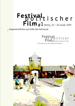 Gegenwartsfilme zum Erbe des Holocaust - # 1 Berlin / 23 - 26. Januar 2020
