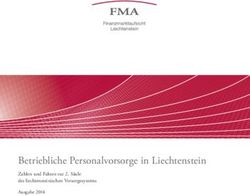 Betriebliche Personalvorsorge in Liechtenstein - Zahlen und Fakten zur 2. S&auml;ule des liechtensteinischen Vorsorgesystems Ausgabe 2014 - FMA ...