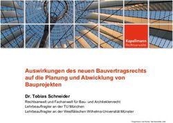 Auswirkungen des neuen Bauvertragsrechts auf die Planung und Abwicklung von Bauprojekten