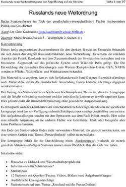 Russlands neue Weltordnung - Bildungsserver ...