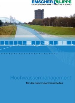 Hochwassermanagement Mit der Natur zusammenarbeiten - EGLV