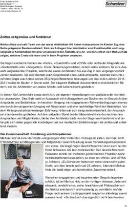 Zeitlos zeitgem&auml;ss und funktional - Ernst Schweizer AG