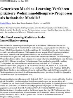 Generieren Machine-Learning-Verfahren präzisere Wohnimmobilienpreis-Prognosen als hedonische Modelle?