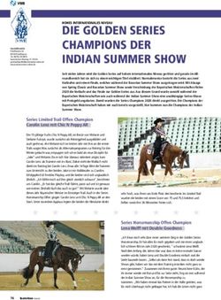 DIE GOLDEN SERIES CHAMPIONS DER INDIAN SUMMER SHOW