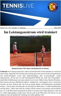 Im Leistungszentrum wird trainiert - TSG Scharbeutz