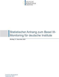 Statistischer Anhang zum Basel III-Monitoring f&uuml;r deutsche Institute - Stichtag 31. Dezember 2020 - Deutsche Bundesbank September 2021