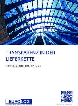 TRANSPARENZ IN DER LIEFERKETTE - EURO-LOG ONE TRACK Basis - www.eurolog.com/onetrack
