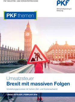 Brexit mit massiven Folgen - Umsatzsteuer Herausforderung f&uuml;r Stiftungen - PKF M&uuml;nchen