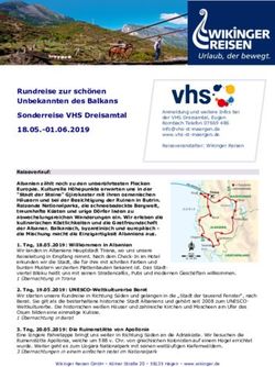 Rundreise zur sch&ouml;nen Unbekannten des Balkans Sonderreise VHS Dreisamtal