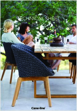 TECHNICAL SHEET PEACOCK - Bruno Wickart AG