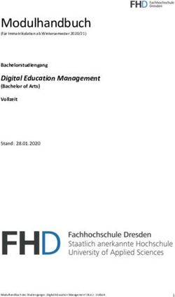 Modulhandbuch Digital Education Management - Bachelorstudiengang (f&uuml;r Immatrikulation ab Wintersemester 2020/21)
