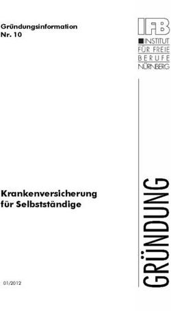 Krankenversicherung f&uuml;r Selbstst&auml;ndige - Gr&uuml;ndungsinformation Nr. 10