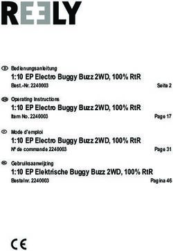 1:10 EP ELECTRO BUGGY BUZZ 2WD, 100% RTR - BEDIENUNGSANLEITUNG - CONRAD