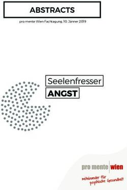 ANGST Seelenfresser - ABSTRACTS - pro mente Wien