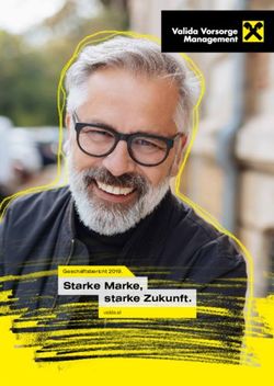 Starke Marke, Gesch&auml;ftsbericht 2019 - starke Zukunft - Valida