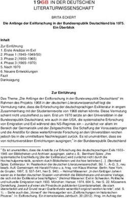 1968 IN DER DEUTSCHEN LITERATURWISSENSCHAFT - Gesellschaft f&uuml;r Exilforschung