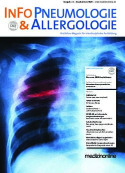 PNEUMOLOGIE ALLERGOLOGIE - &Uuml;ber medizinonline.ch