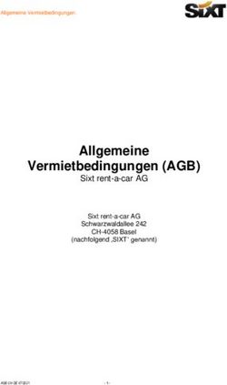 Allgemeine Vermietbedingungen (AGB) - Sixt rent-a-car AG Sixt rent-a-car AG Schwarzwaldallee 242