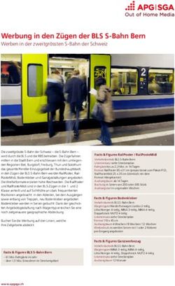 Werbung in den Z&uuml;gen der BLS S-Bahn Bern - Werben in der zweitgr&ouml;ssten S-Bahn der Schweiz