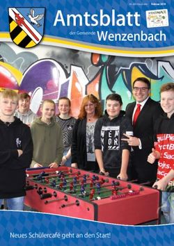 Amtsblattan alle Haushalte - der Gemeinde Wenzenbach