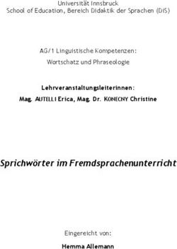 Sprichwörter im Fremdsprachenunterricht