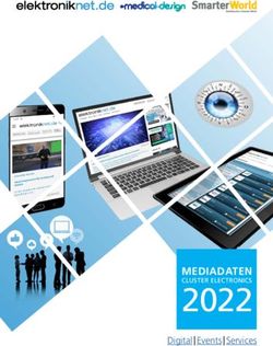 2022 MEDIADATEN CLUSTER ELECTRONICS - WEKA FACHMEDIEN