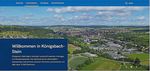 Neu gestaltet Internetseite der Gemeinde - K&ouml;nigsbach-Stein