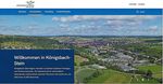 Neu gestaltet Internetseite der Gemeinde - K&ouml;nigsbach-Stein