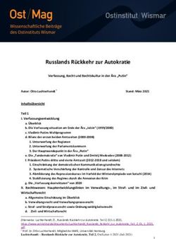 Russlands R&uuml;ckkehr zur Autokratie - Vorlage Aufs&auml;tze Ostinstitut