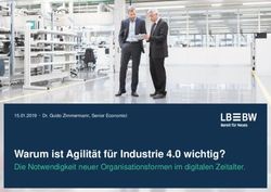 Warum ist Agilität für Industrie 4.0 wichtig? - Die Notwendigkeit neuer Organisationsformen im digitalen Zeitalter - Die LBBW