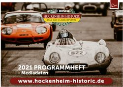 2021 PROGRAMMHEFT - Mediadaten - Bosch Hockenheim Historic