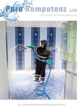 Pure Kompetenz 1/20 Das Magazin der Reinigungsbranche - Aus- und Weiterbildung bringt die Reinigungsbranche voran - Reine Profis
