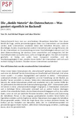 Die "dunkle Materie" des Datenschutzes - Was passiert eigentlich im Backend?