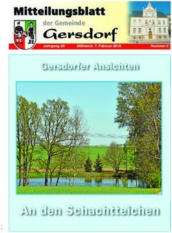 Gersdorf - An den Schachtteichen - Mitteilungsblatt - wms.kreative-aktivisten.de