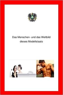 Das Menschen- und das Weltbild dieses Modellstaats