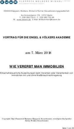 WIE VERERBT MAN IMMOBILIEN - am 7. M&auml;rz 2018 VORTRAG F&Uuml;R DIE ENGEL & V&Ouml;LKERS AKADEMIE - KWWM
