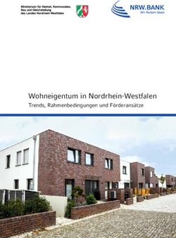 Wohneigentum in Nordrhein-Westfalen - Trends, Rahmenbedingungen und F&ouml;rderans&auml;tze - NRW.Bank