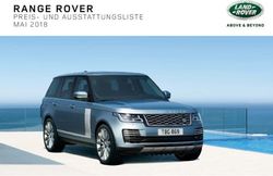 RANGE ROVER PREIS- UND AUSSTATTUNGSLISTE MAI 2018 - Land Rover