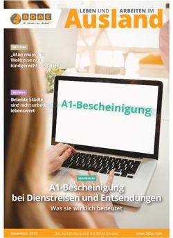 A1-Bescheinigung bei Dienstreisen und Entsendungen - BDAE
