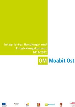 Integriertes Handlungs- und Entwicklungskonzept 2019-2022 - Moabit Ost