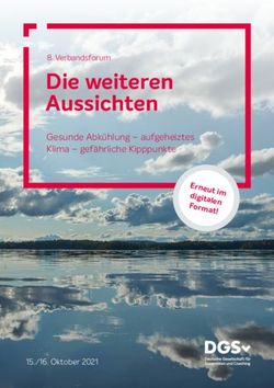 Die weiteren Aussichten - Gesunde Abk&uuml;hlung - aufgeheiztes Klima - gef&auml;hrliche Kipppunkte - DGSv
