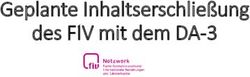 Geplante Inhaltserschlie&szlig;ung des FIV mit dem DA-3